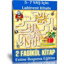 Enine Boyuna Eğitim 5-7 Yaş Için Labirent Kitap Seti (2 Fasikül Kitap)