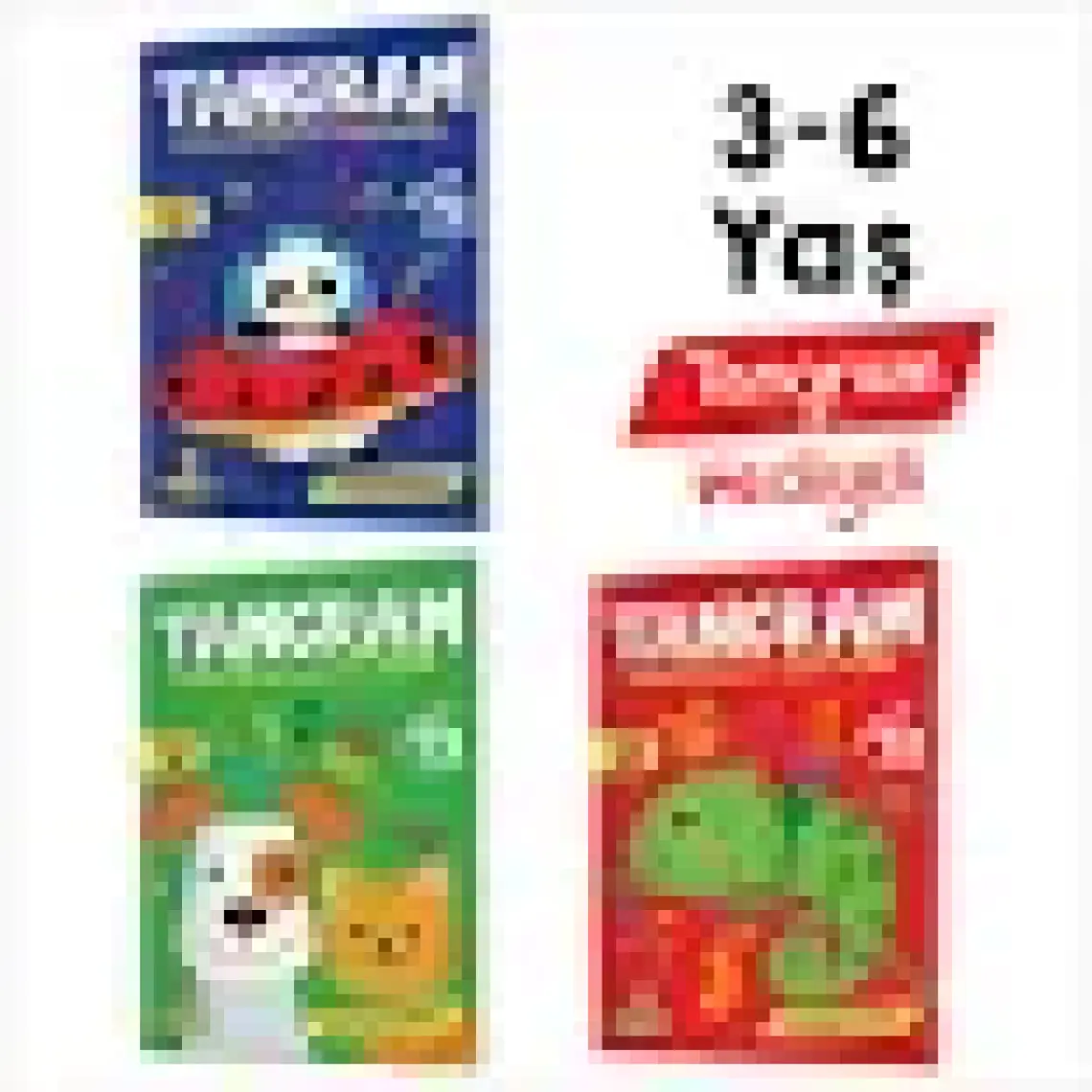Yükselen Zeka 3-6 Yaş Tangram Kitap Seti - Dikkat Geliştiren Zeka Oyunu