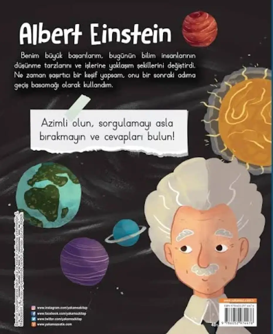 Ünlü Dahiler Serisi Albert Einstein - Igeo Studio