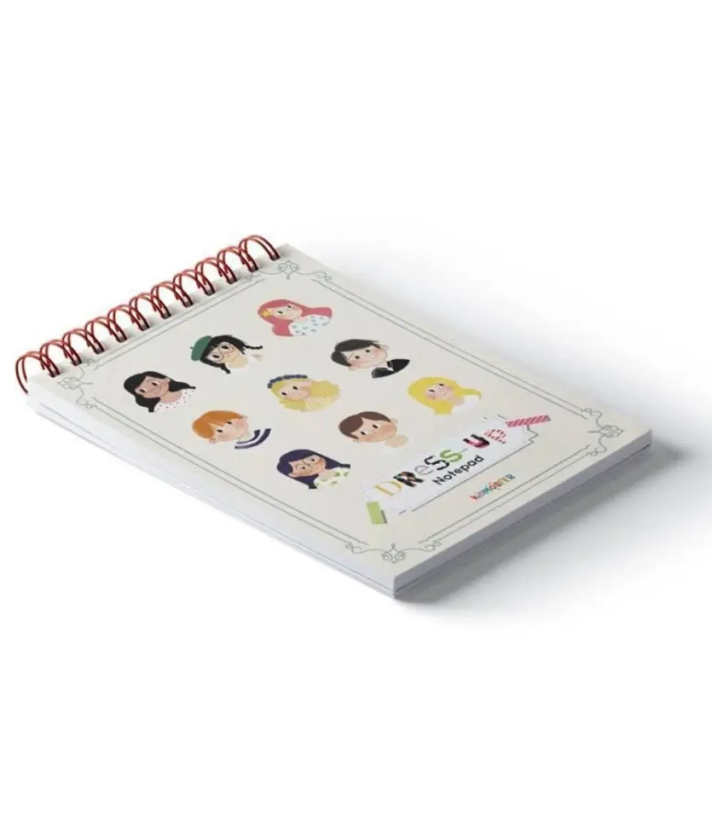 Kidmosfer Dress-Up Notepad Kes-Tasarla Defter