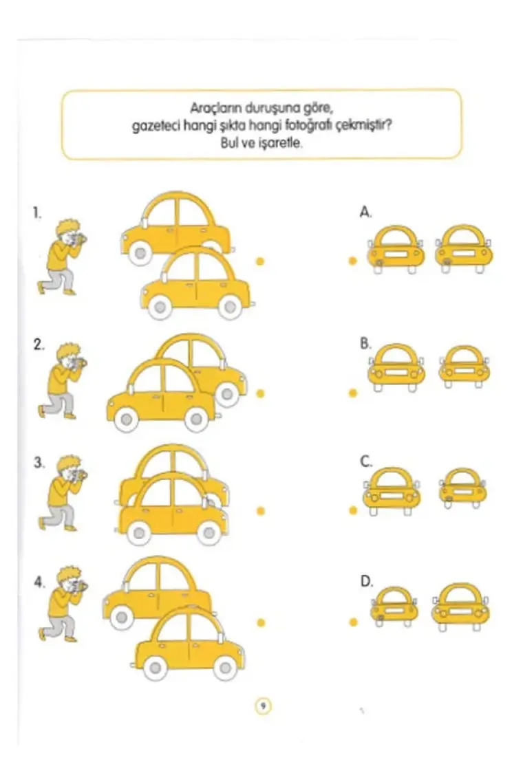 Dikkatini Geliştir, Zekanı Güçlendir ve Eğlen -  6 - 7 Yaş - 4 Kitap