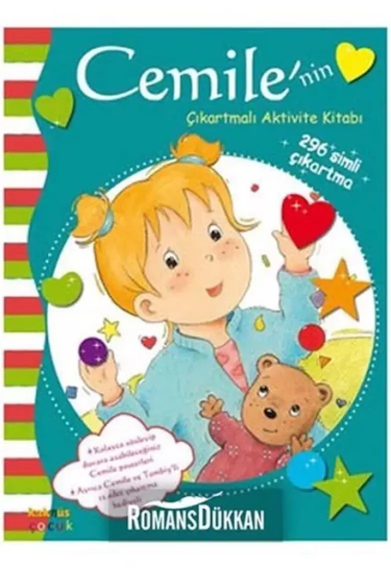 Cemile’nin Çıkartmalı Aktivite Kitabı  (296 Simli Çıkartma)