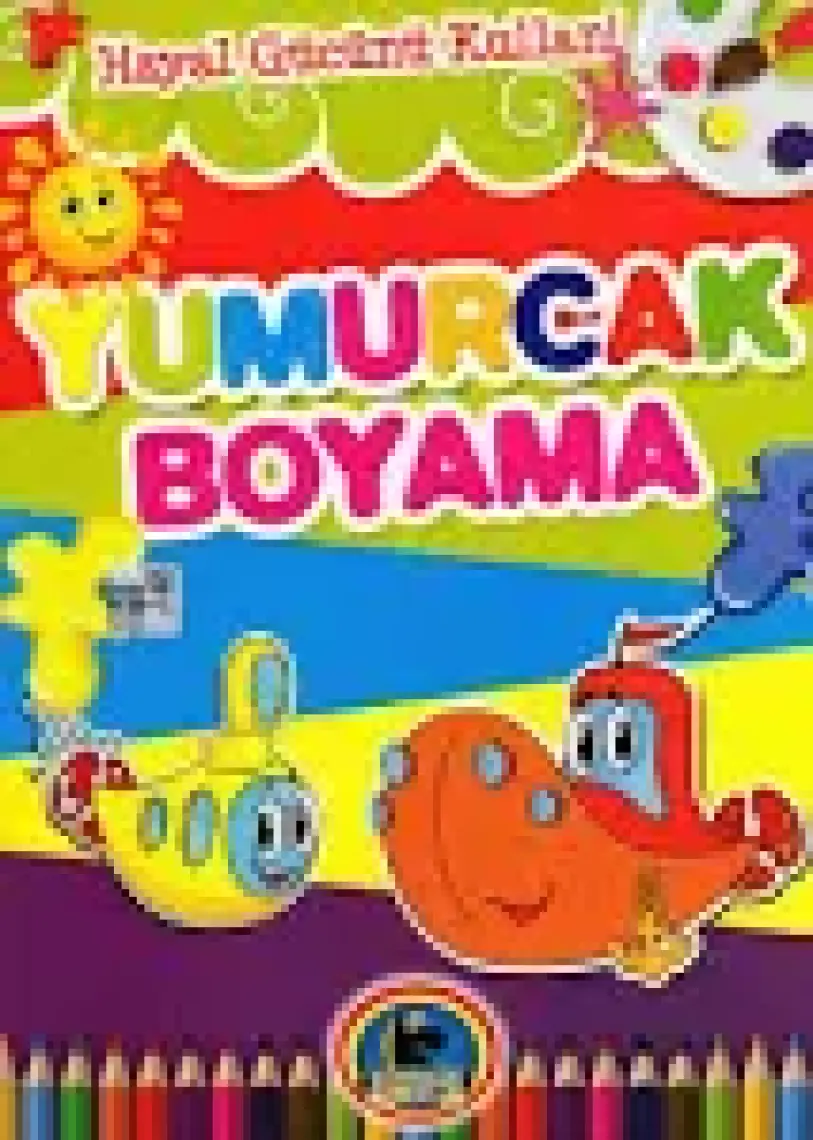 Yumurcak Boyama Kitabı Kalın (1 Adet)
