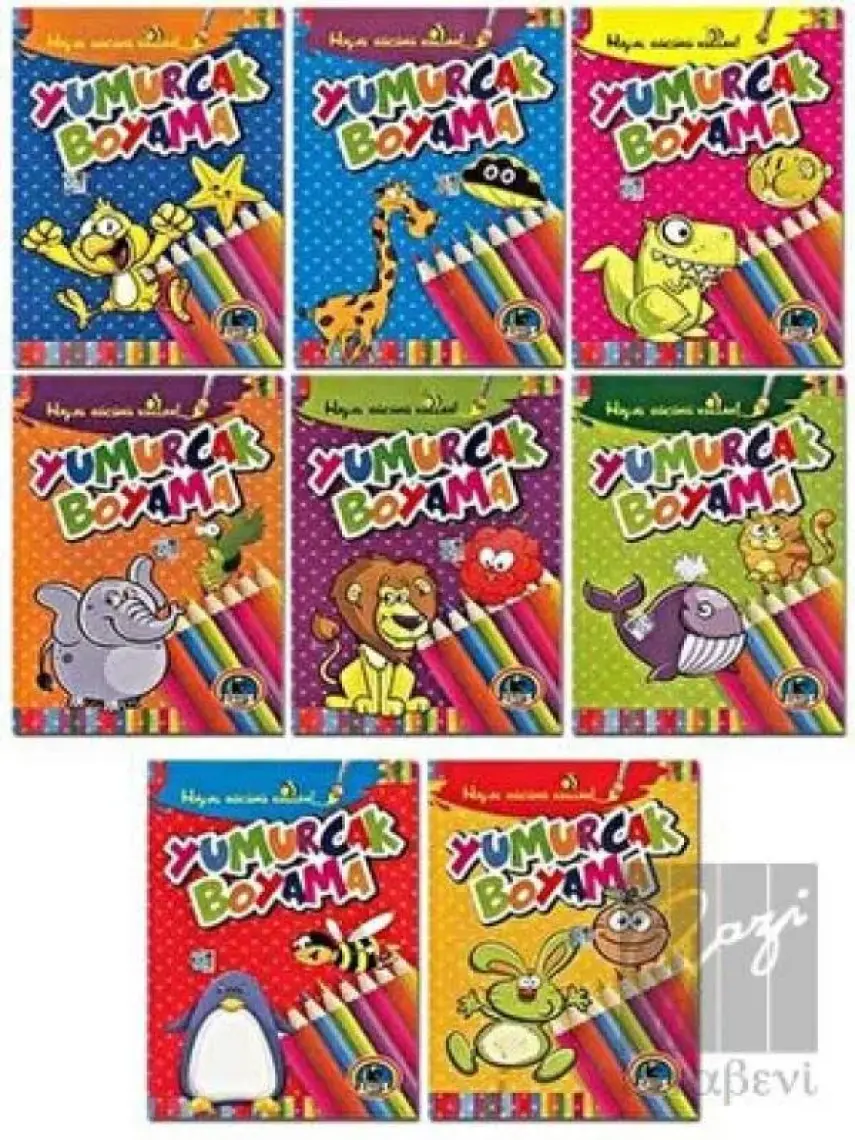 Yumurcak Boyama Kitabı Kalın (1 Adet)