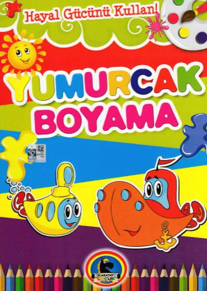 Yumurcak Boyama Kitabı Kalın (1 Adet)