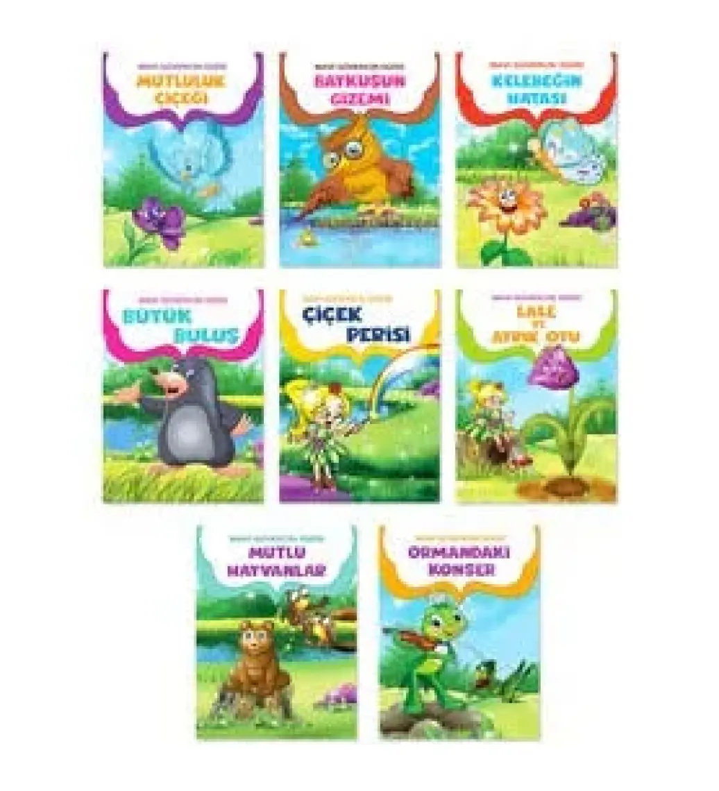 Mavi Güvercin 2. ve 3. Sınıflar İçin Hikaye Seti 8 Kitap