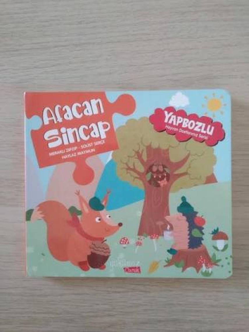 Afacan Sincap - Yapbozlu Hayvan Dostlarımız Serisi
