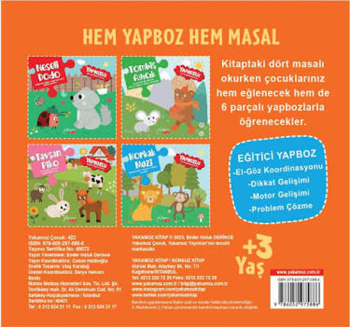 Afacan Sincap - Yapbozlu Hayvan Dostlarımız Serisi