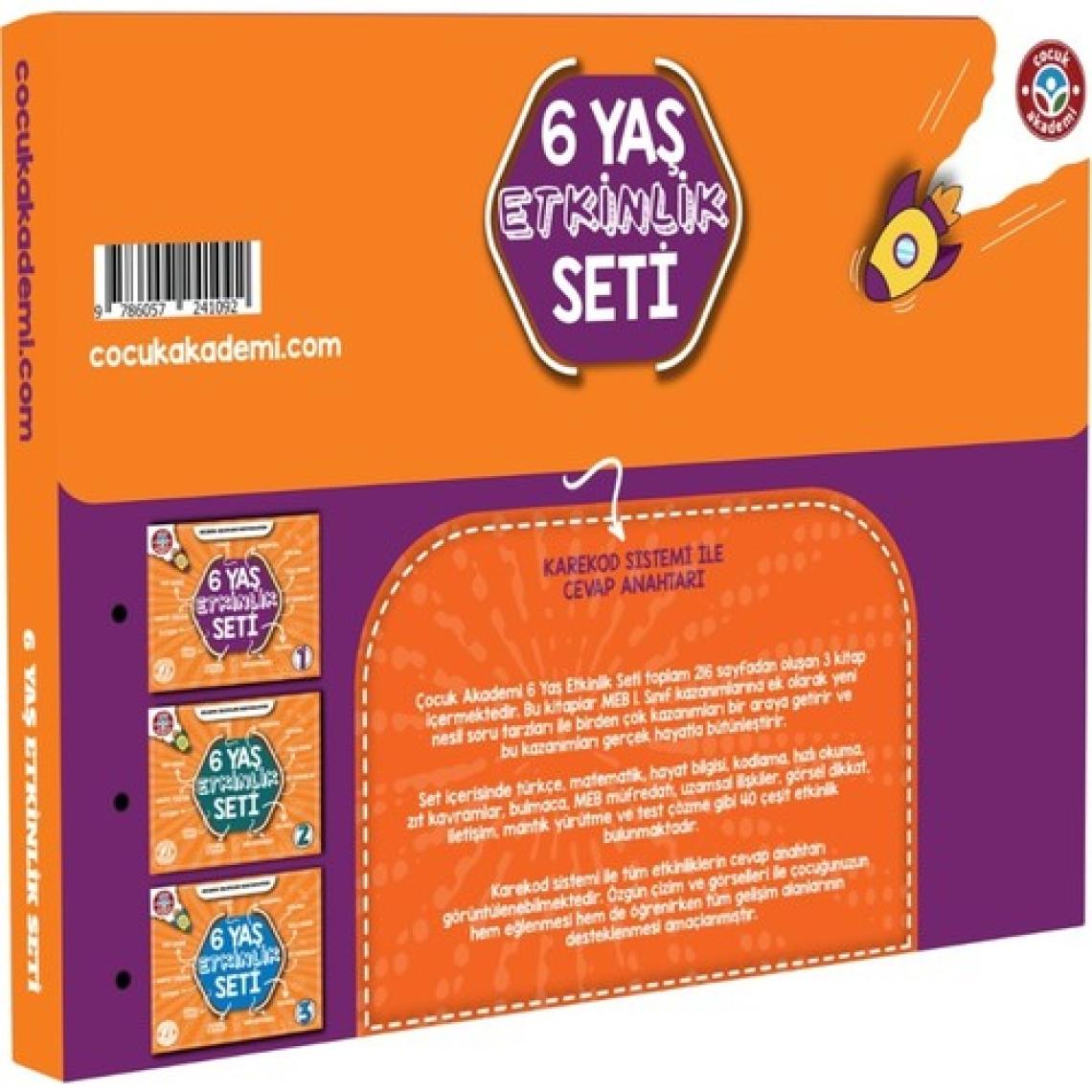 Çocuk Akademi 6-8 Yaş Dikkat ve Zeka Geliştirme Kitap Seti