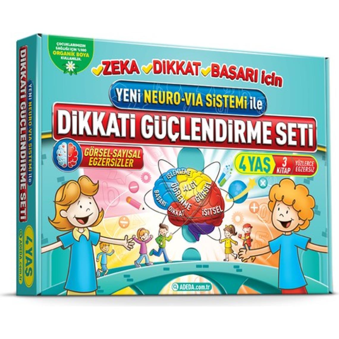Adeda Yayıncılık Dikkati Güçlendirme Seti Anasınıfı 4 Yaş - Osman Abalı