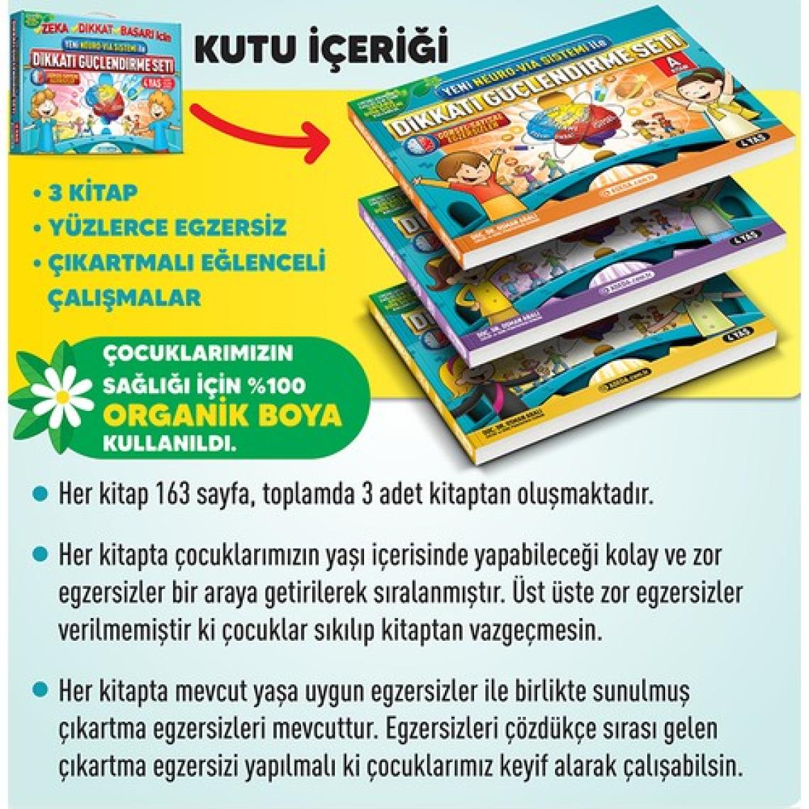 Adeda Yayıncılık Dikkati Güçlendirme Seti Anasınıfı 4 Yaş - Osman Abalı