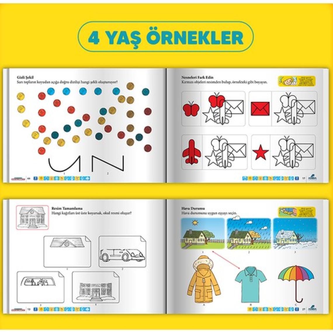 Adeda Yayıncılık Dikkati Güçlendirme Seti Anasınıfı 4 Yaş - Osman Abalı