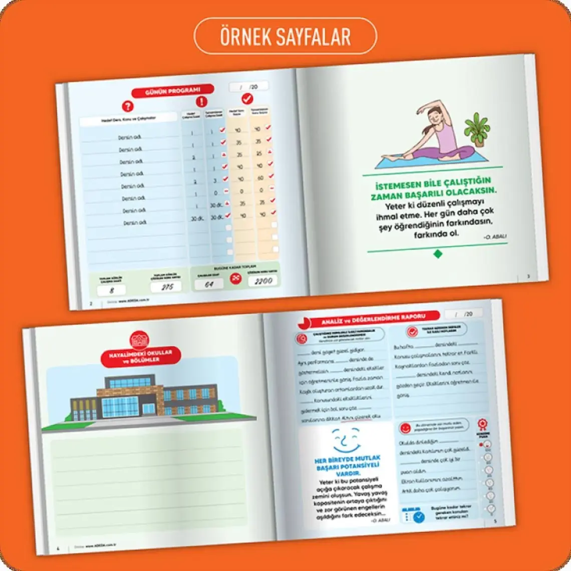 Adeda Yayıncılık Sınavlara Çalışma ve Motivasyon Sistemi - Osman Abalı