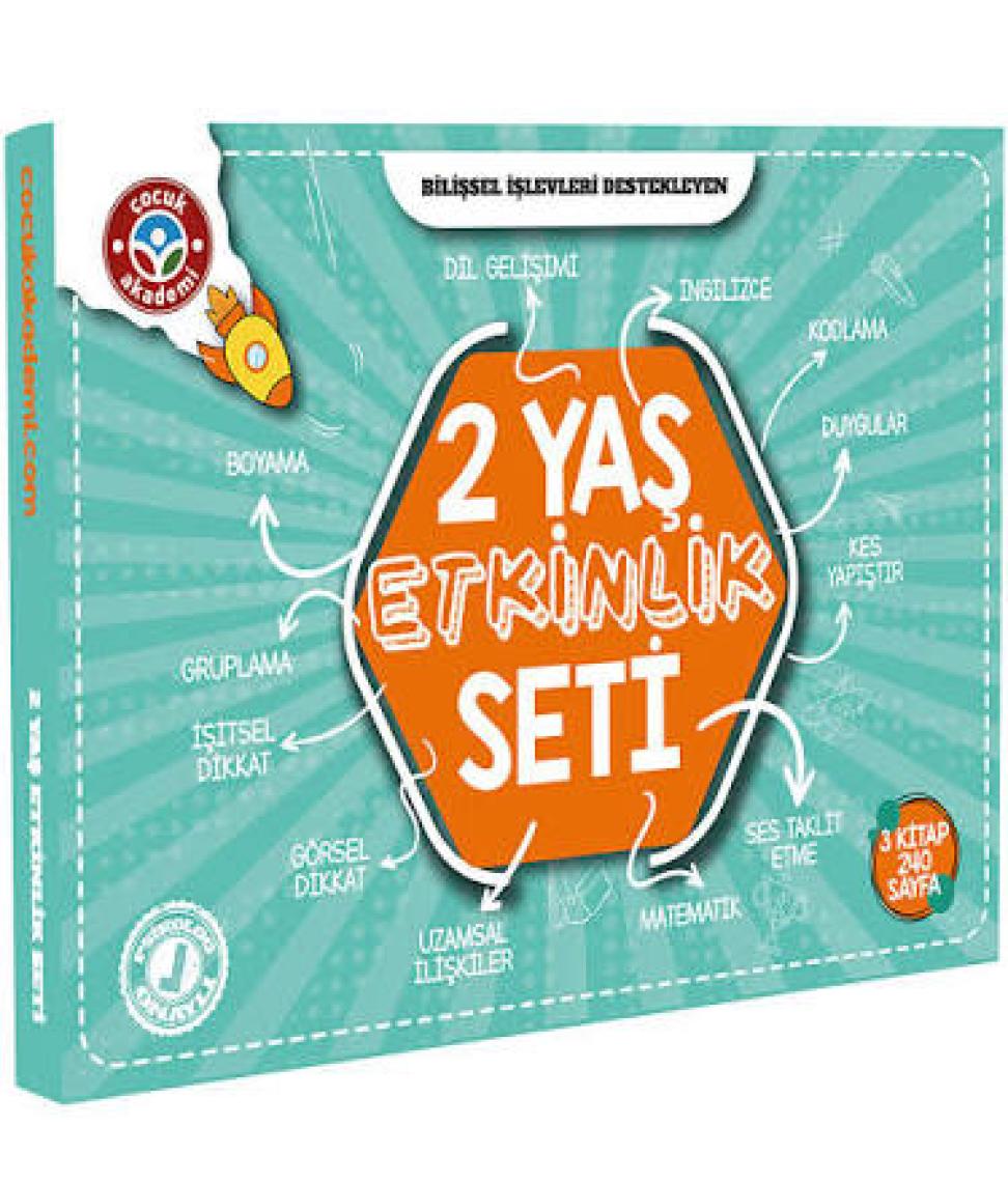 Çocuk Akademi 2 Yaş Etkinlik Seti