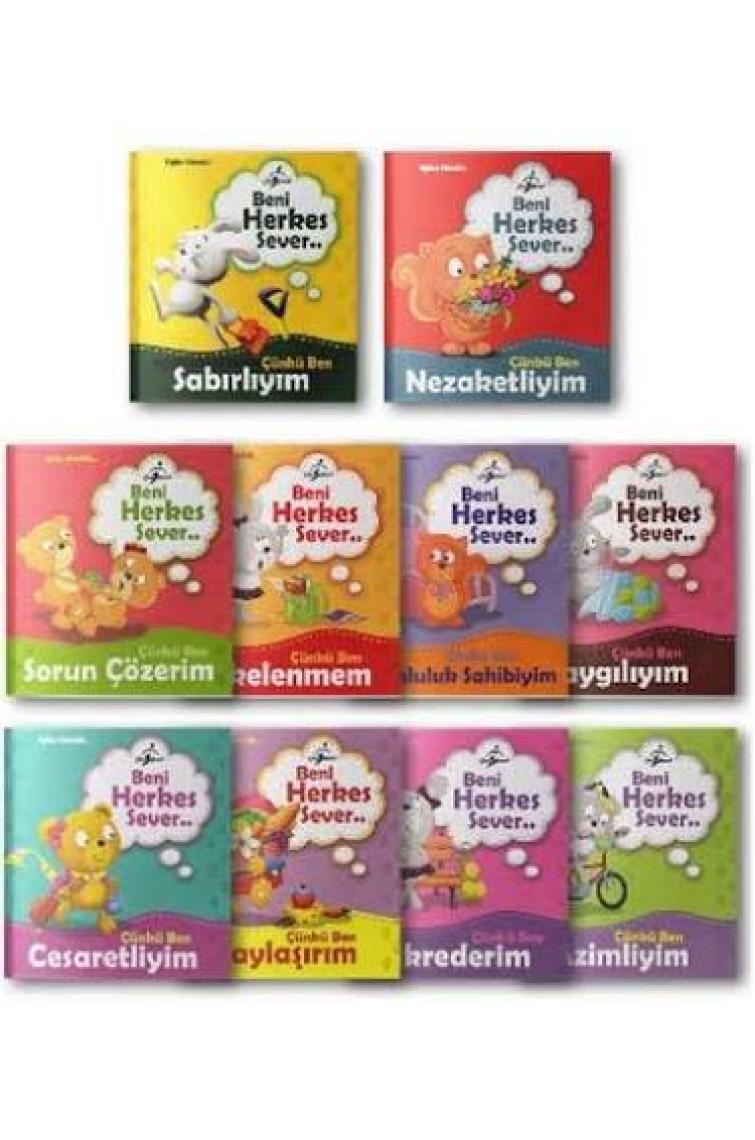 Beni Herkes Sever Aktiviteli Değerler Eğitimi Serisi - 10 Kitap