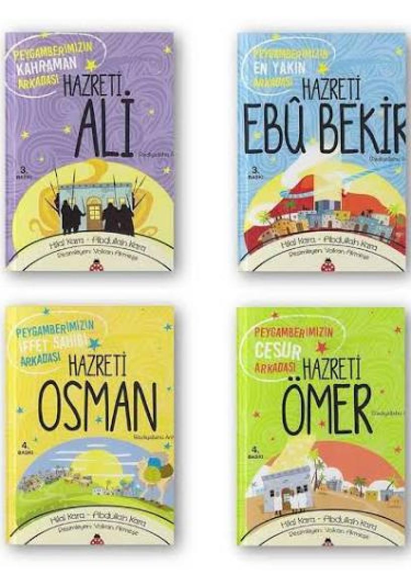 Çocuklar İçin Dört Halife Set (4 Kitap)