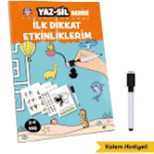 Çocuk Akademi Yaz Sil Serisi- Ilk Dikkat Etkinliklerim - Özlem Durhat