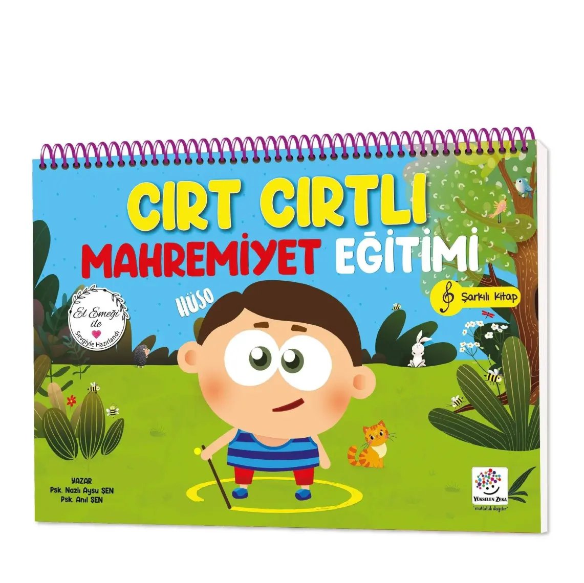Hüso 3-5 Yaş Çocuklar İçin Cırt Cırtlı Mahremiyet Eğitimi Eğitici Kitabı