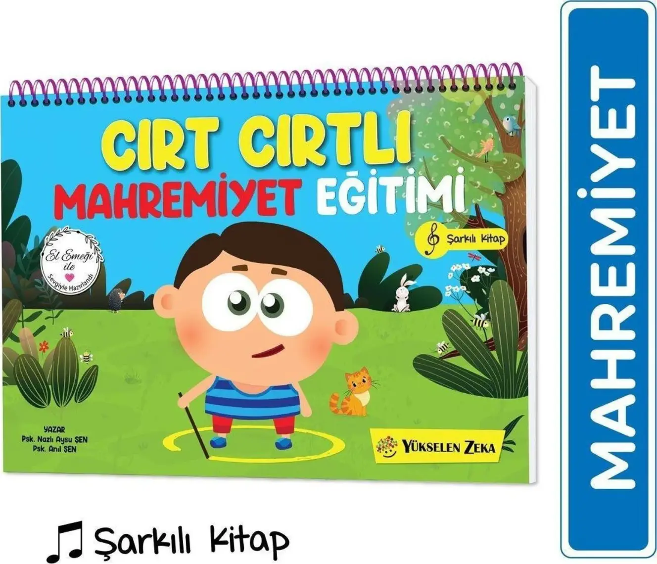 Hüso 3-5 Yaş Çocuklar İçin Cırt Cırtlı Mahremiyet Eğitimi Eğitici Kitabı