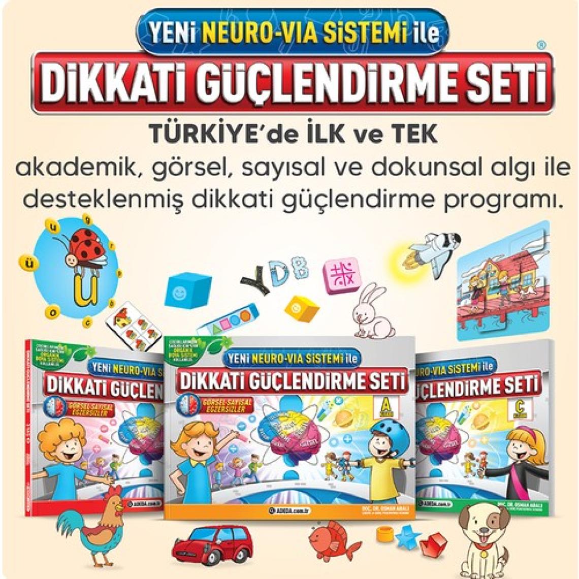 Adeda Yayıncılık Dikkati Güçlendirme Seti Anasınıfı 3 Yaş - Osman Abalı