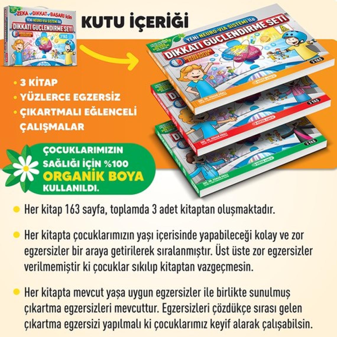 Adeda Yayıncılık Dikkati Güçlendirme Seti Anasınıfı 3 Yaş - Osman Abalı