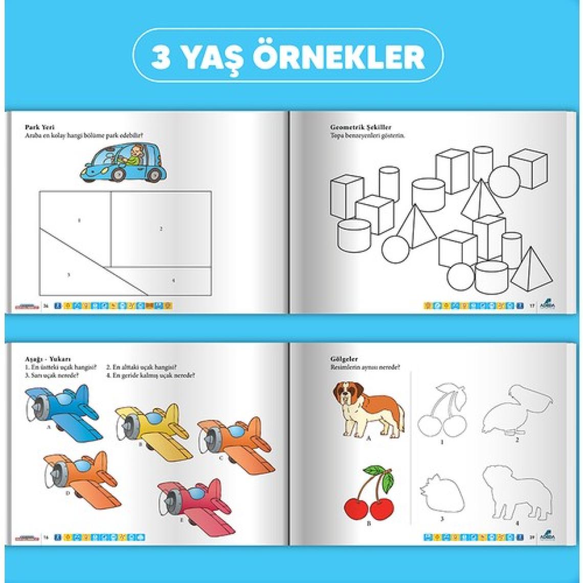 Adeda Yayıncılık Dikkati Güçlendirme Seti Anasınıfı 3 Yaş - Osman Abalı