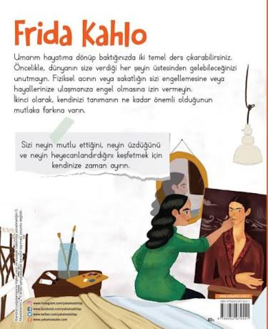 Ünlü Dahiler Serisi Frida Kahlo - Igeo Studio