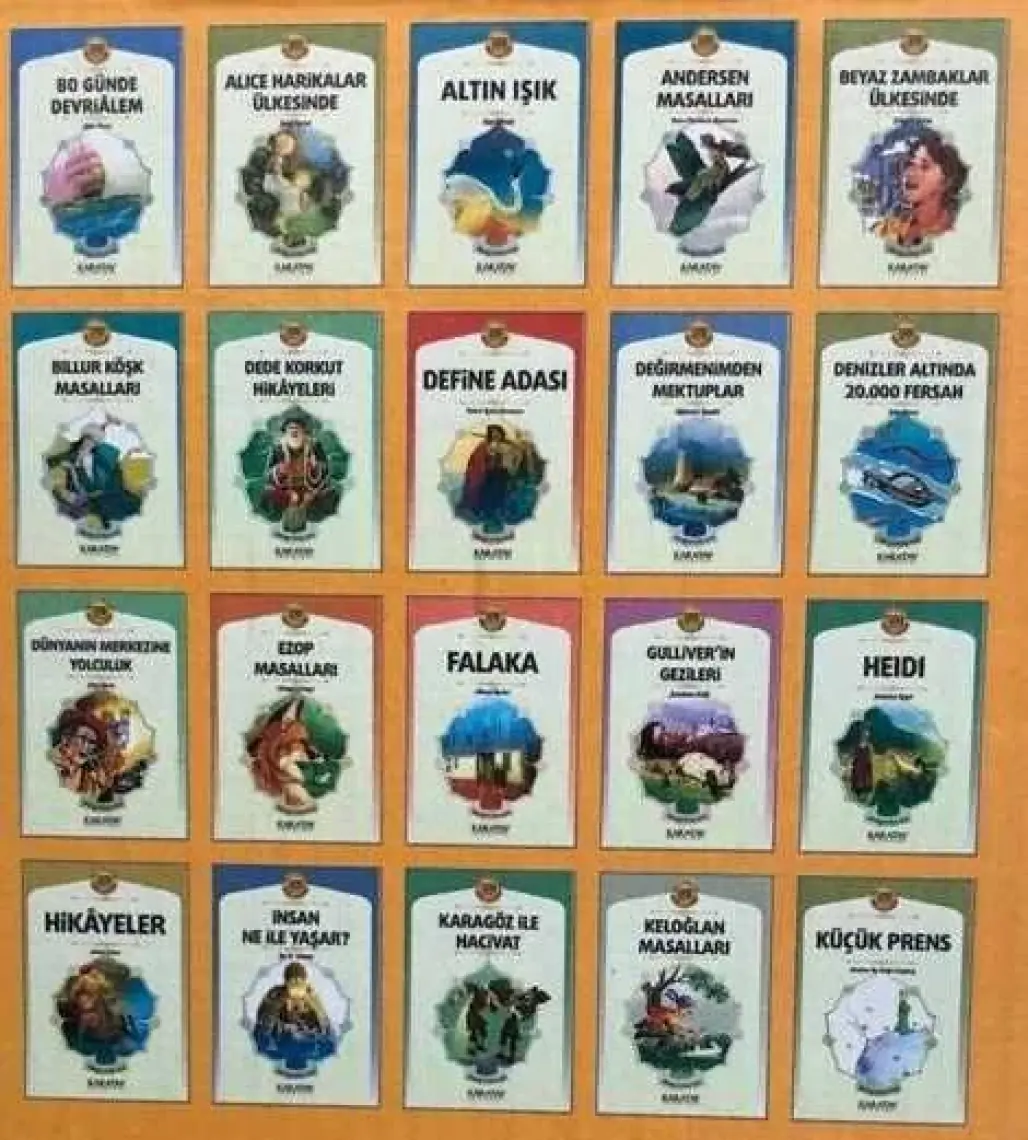 100 Temel Eser 40 Kitap 4-5-6-7-8 Sınıf