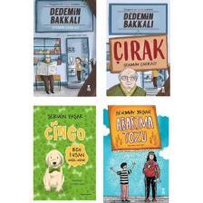 Şermin Yaşar 4 Kitap Set (Dedemin Bakkalı, Dedemin Bakkalı Çırak, Abartma Tozu, Cingo)