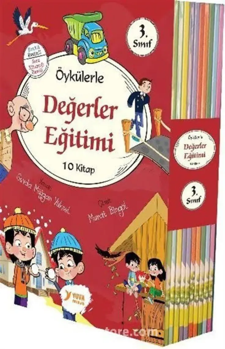Öykülerle Değerler Eğitimi 10 Kitap (3. Sınıflar İçin)