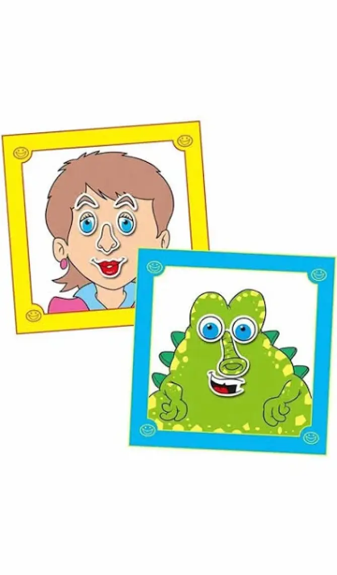 Funny Faces Sticker Book 3 Yaş+
