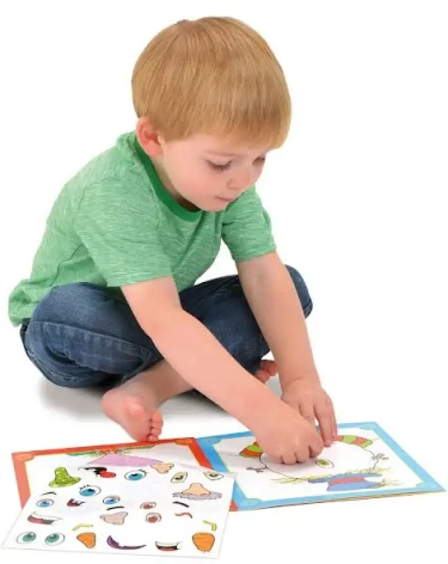 Funny Faces Sticker Book 3 Yaş+