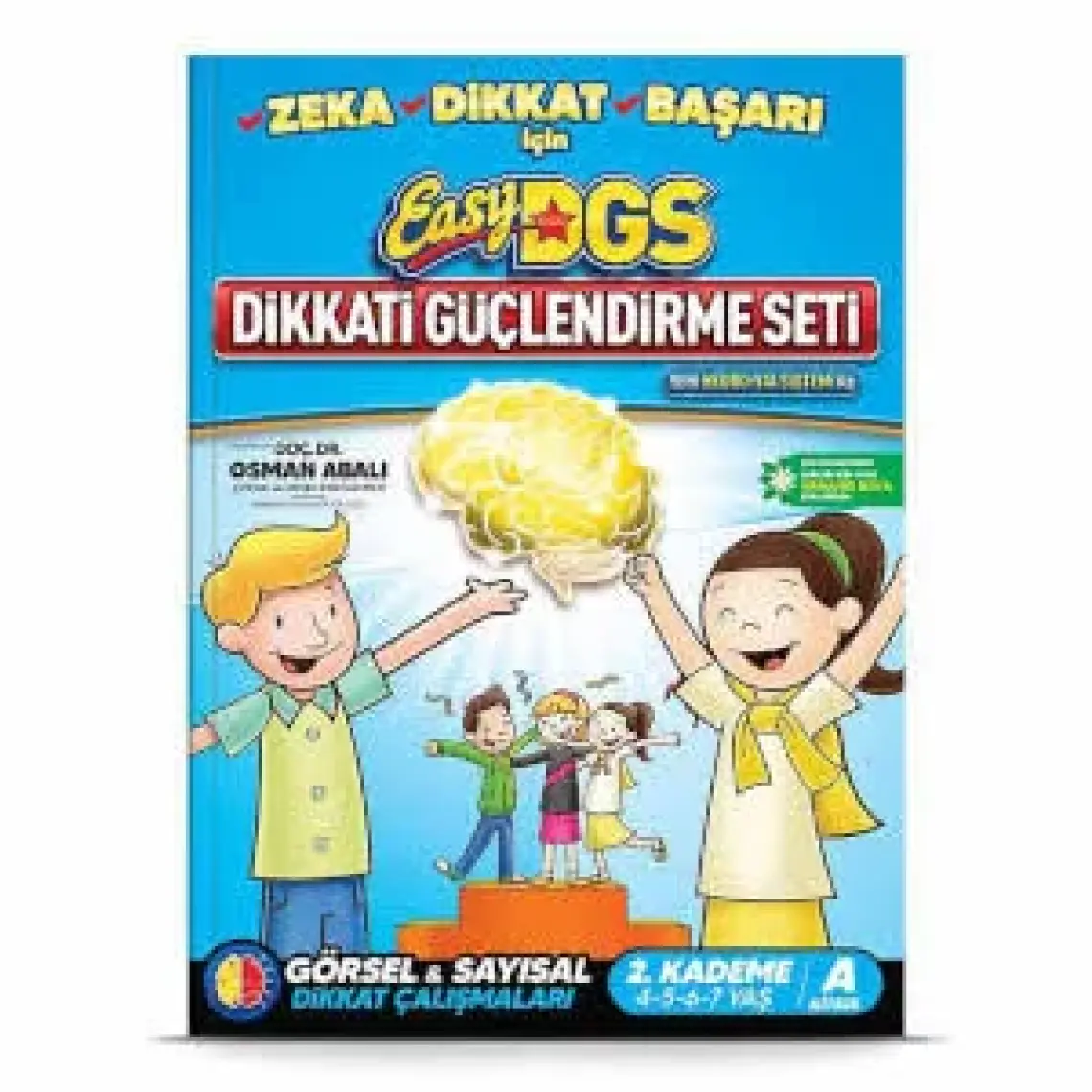 Adeda Yayıncılık Easy Dikkati Güçlendirme Seti 4-7 Yaş A Kitapçığı - Osman Abalı