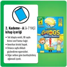 Adeda Yayıncılık Easy Dikkati Güçlendirme Seti 4-7 Yaş A Kitapçığı - Osman Abalı