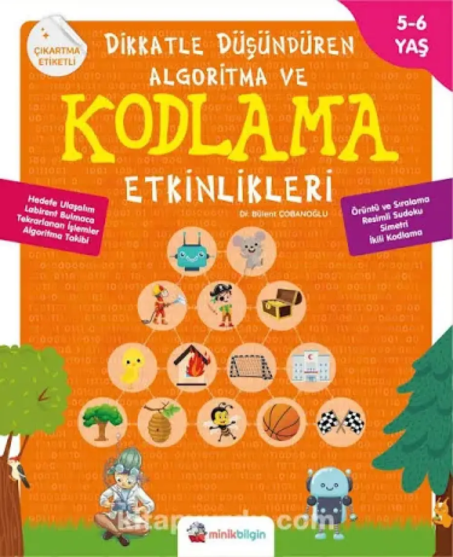 Sıfırbir Yayınları Minik Bilgin Dikkatle Düşündüren Algoritma Ve Kodlama Etkinlikleri
