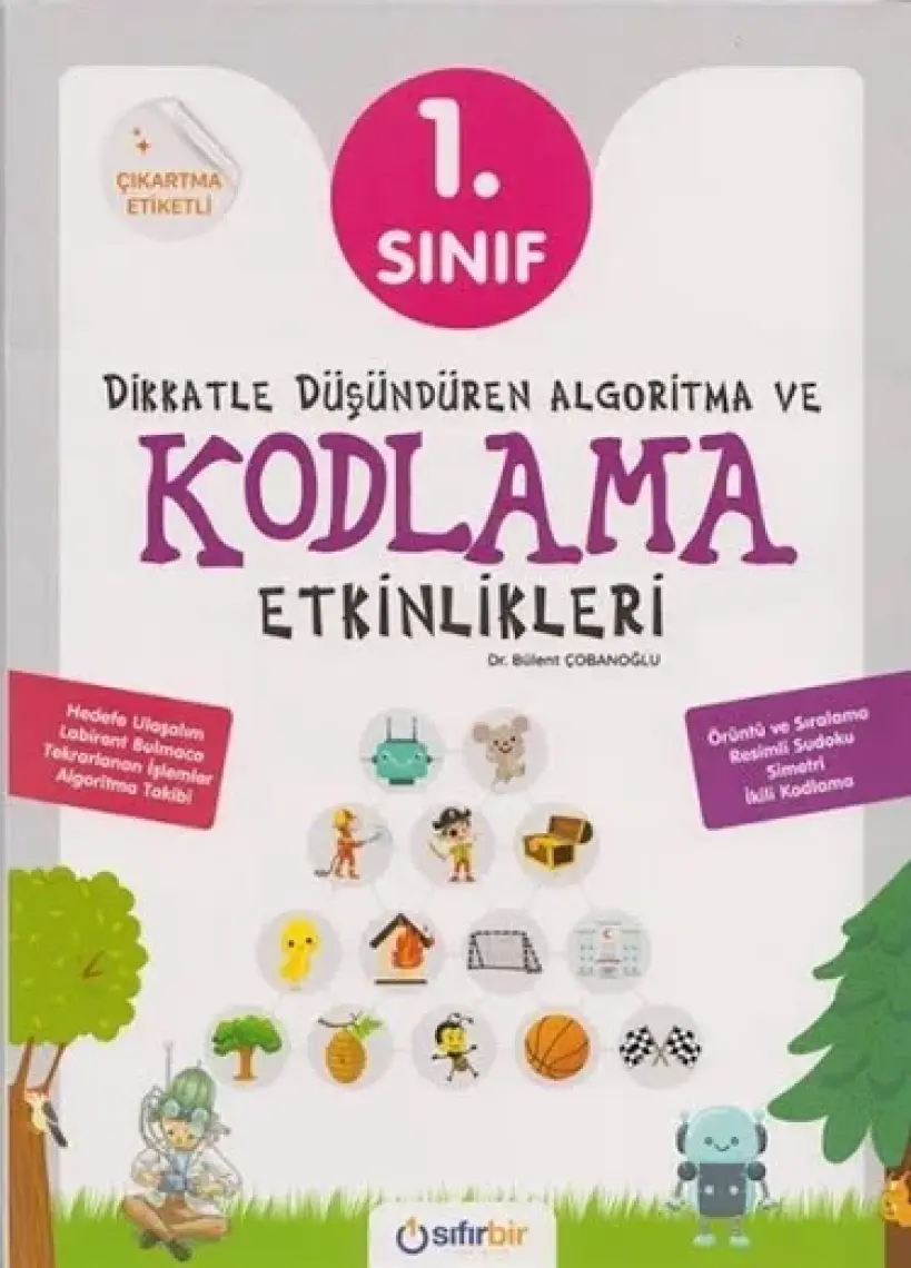 Sıfırbir Yayınları Minik Bilgin Dikkatle Düşündüren Algoritma Ve Kodlama Etkinlikleri