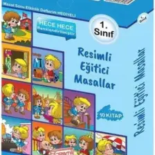 Gizemli Bahçe 1. Sınıflar İçin Resimli Eğitici Masallar  10 Kitap