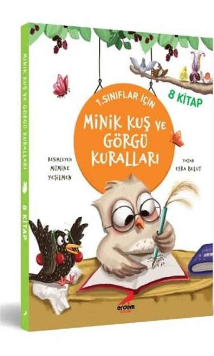Çocuk Minik Kuş ve Görgü Kuralları (8 Kitap) 6-8 Yaş