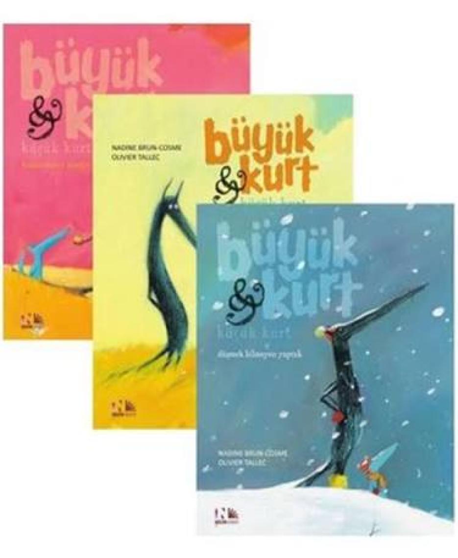 Büyük Kurt Küçük Kurt (3 Kitap Takım) - Nadine Brun-Cosme