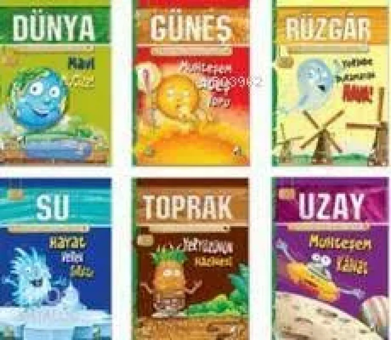 Çevreci Bilim Kitapları (6 Kitap) - Vijita Mukherjee