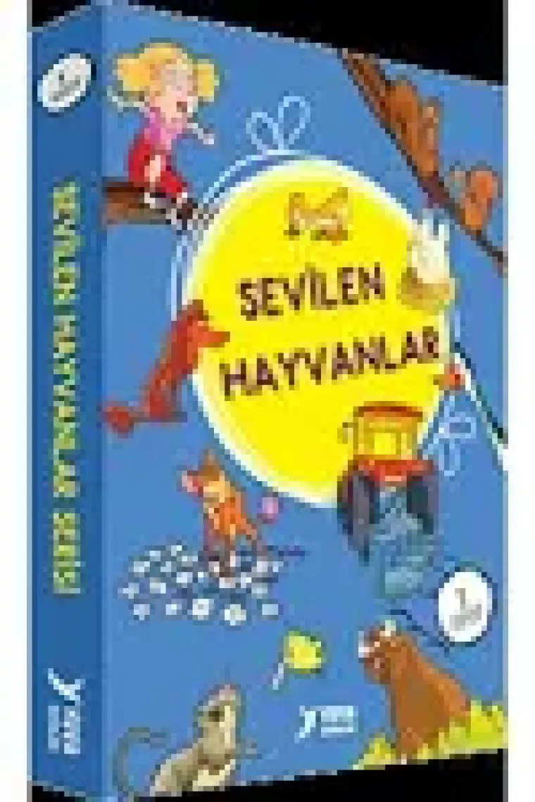 Sevilen Hayvanlar Serisi Düz Yazılı 10 Kitap 1.Sınıf