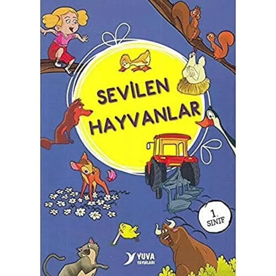 Sevilen Hayvanlar Serisi Düz Yazılı 10 Kitap 1.Sınıf
