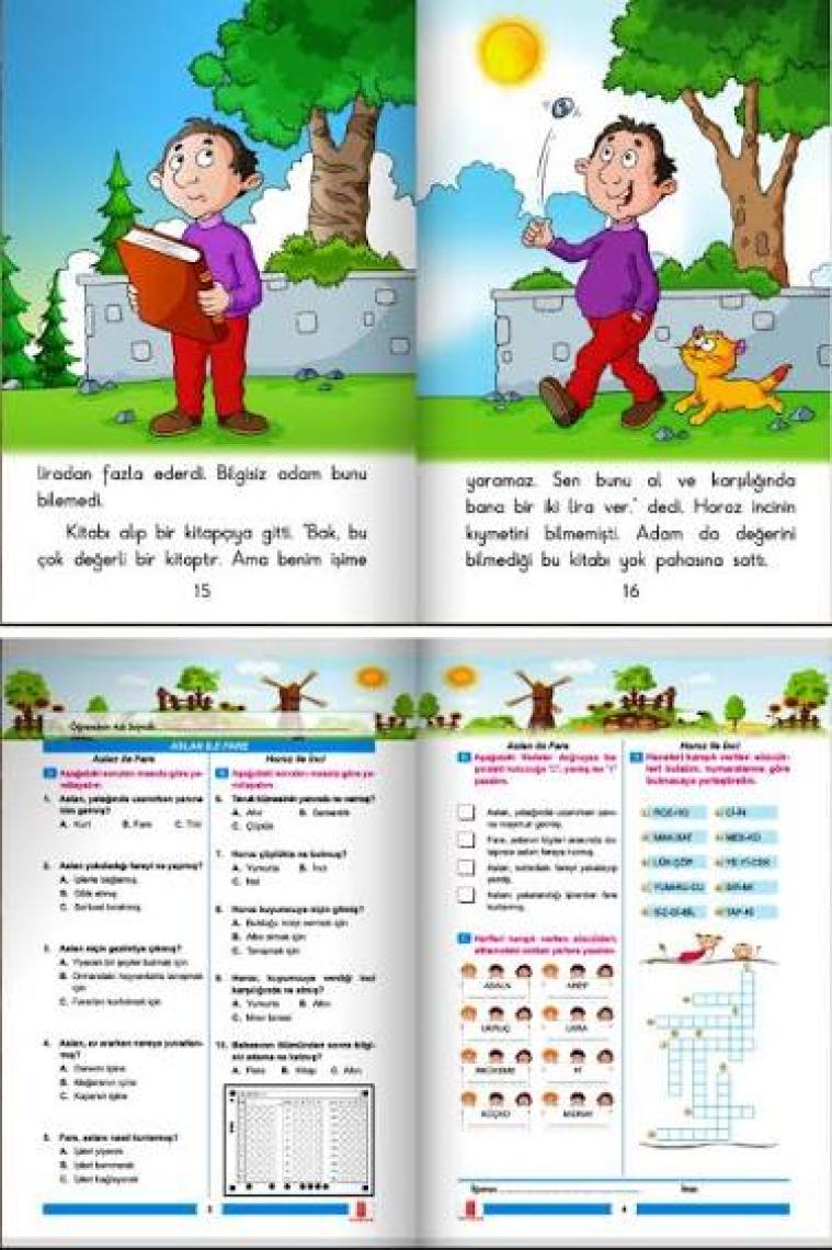 1. Sınıflar İçin Öğretmen Tavsiyeli 12'li Hikaye Kitabı Seti