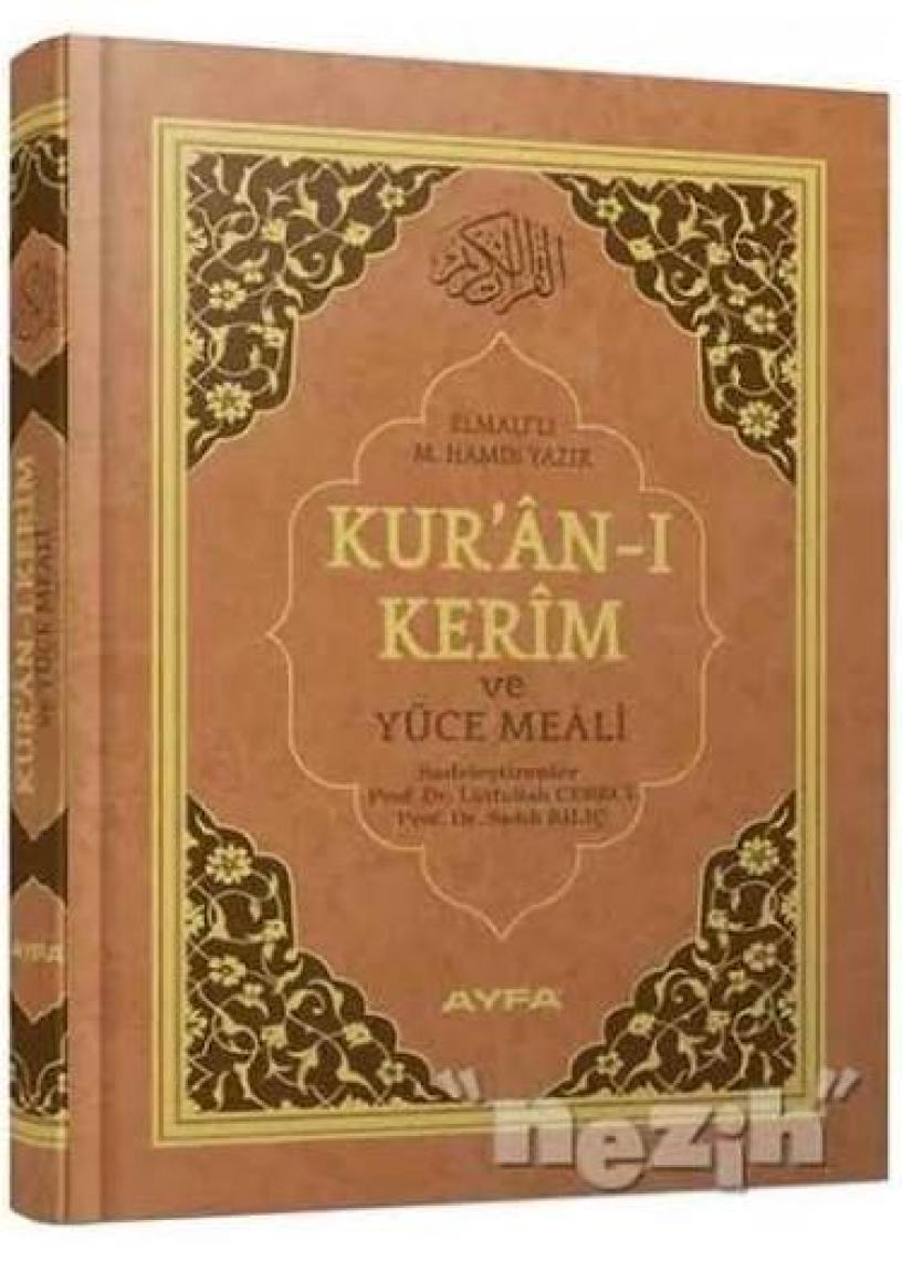 Orta Boy Mealli Kur'an-ı Kerim Elmalılı Hamdi Yazır