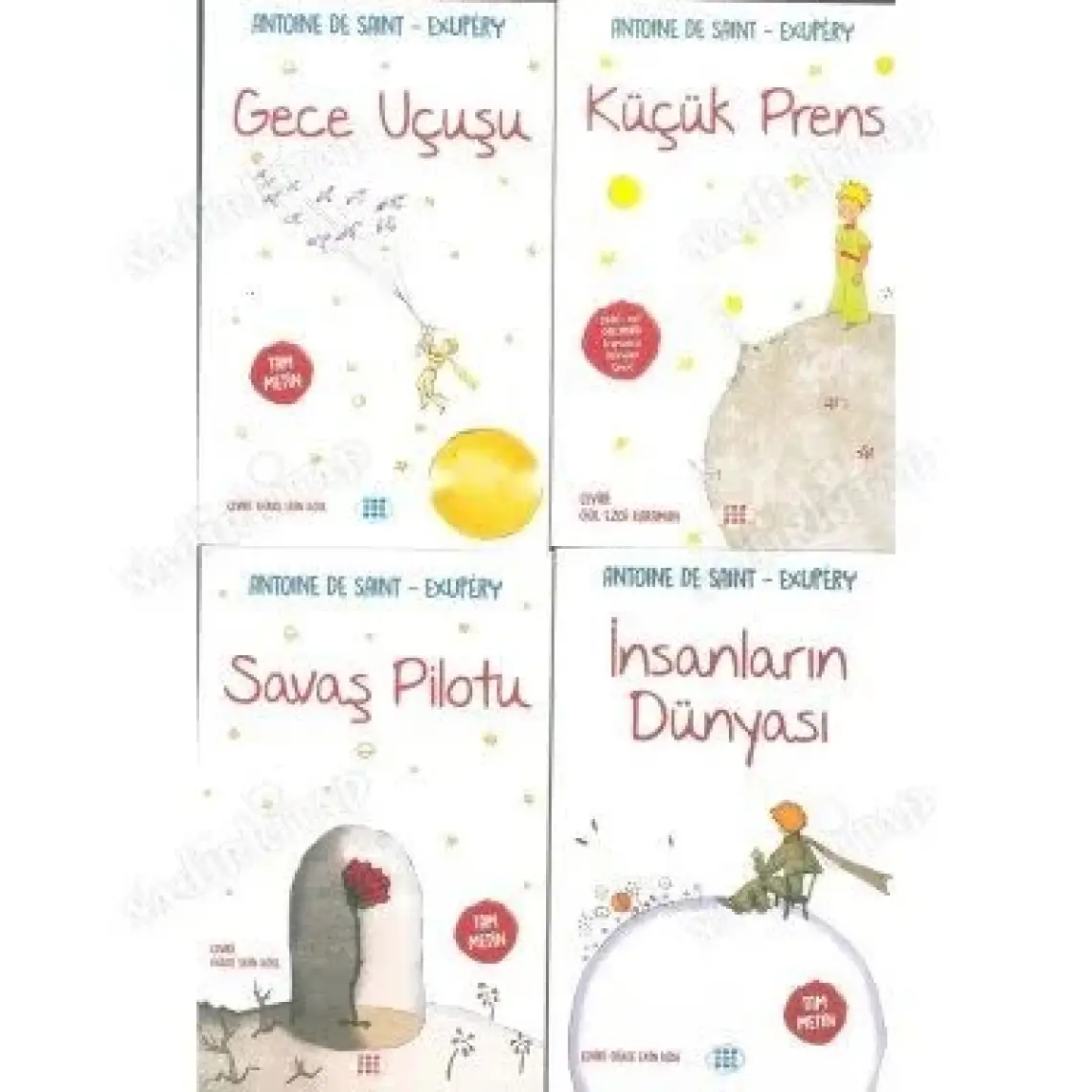 Exupery 4’Lü Set - Antoıne De Saıntexupery