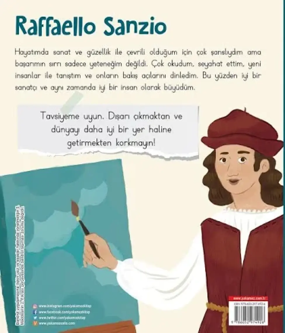Ünlü Dahiler Serisi - Raffaello Sanzio - Igeo Studio