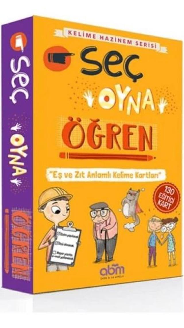 Kelime Hazinem Serisi Seç Oyna Öğren Aktivite Etkinlik Kartları - Çocuklar Için Eğitici Ve Öğretici