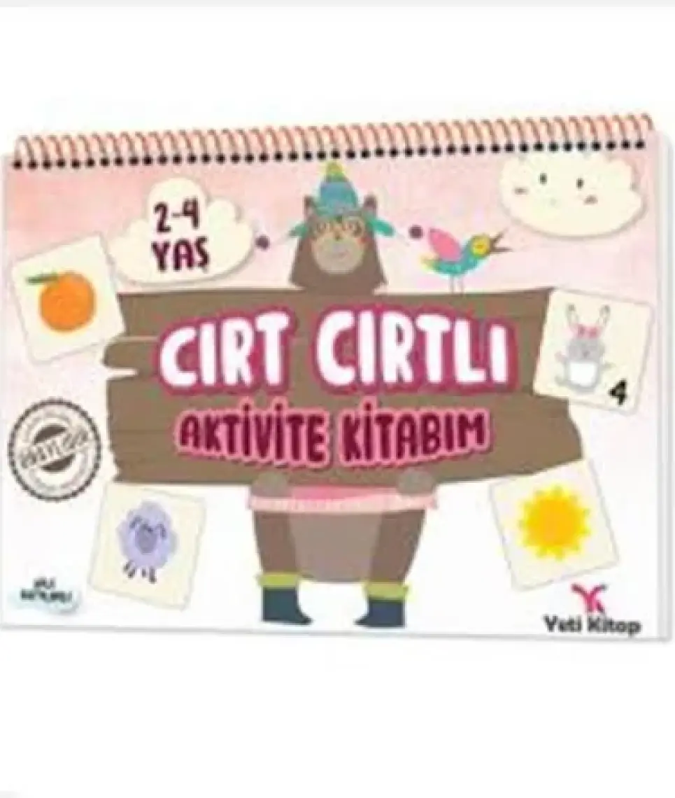 Yeti Kitap 2-4 Yaş Cırt Cırtlı Aktivite Kitabım- Feyyaz Ulaş