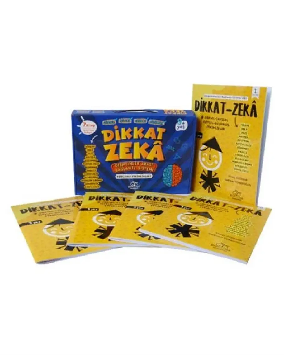 Dikkat  Zeka 3. Sınıf Seti  9 Yaş (7 Kitap) - Mehmet Türkdoğan