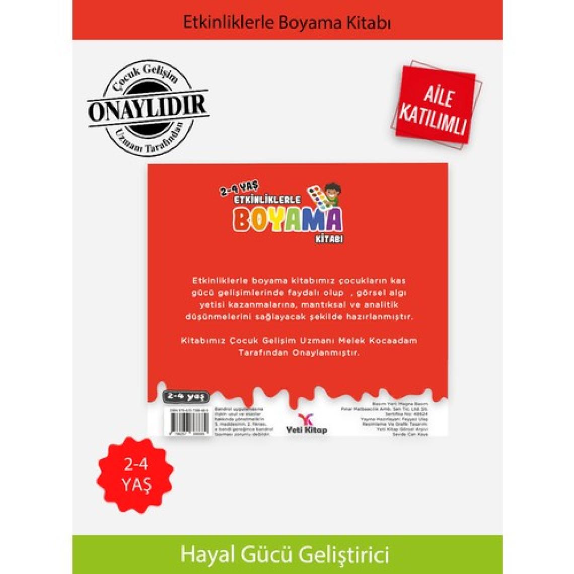 Etkinliklerle Boyama Kitabı 1